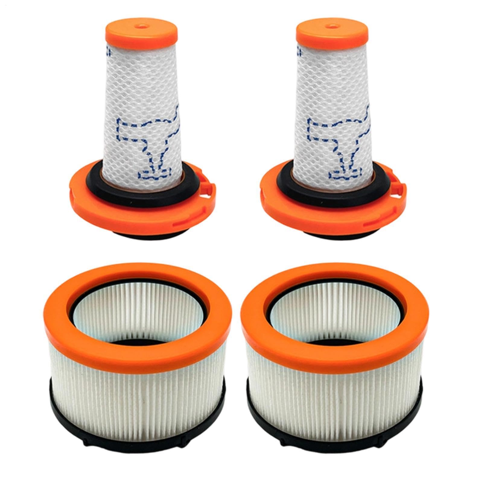 Filtro de aspiradora - 3,86 pulgadas, filtro de repuesto para filtro de motor de algodón, juego de accesorios ZR009007 ZR009008 modelos | Air Dust Professional Car Home | Aspiradora inalámbrica para