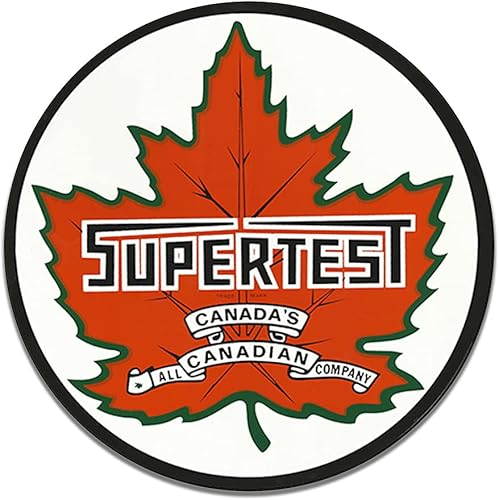 Miniatura 105 de Brotherhood Letrero de gas vintage de reproducción de letreros de metal vintage, letrero redondo de metal para garaje y hogar, 8 pulgadas de Nourse