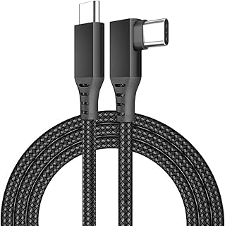 10ft/3M Quest 2 Link Cable, 3A Fast Charging 5Gbps, USB 3.1 Gen 2 Link Cable, Type C to Type C Charging Cord Transfer Data Cable Compatible with Quest 2 Headset and Gaming PC, C to C