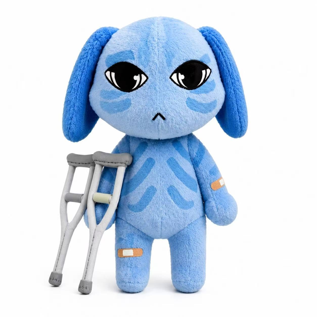 Animal Hospital Plush 9.8in Role Play Figure, Collectible for Game Fans (Cane Blue)