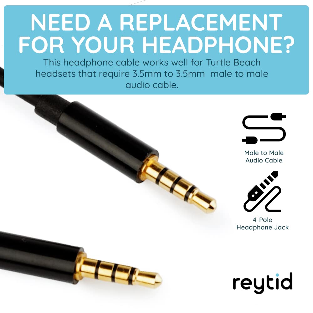 Replacement 3.5mm to 3.5mm 4-pole Cable 