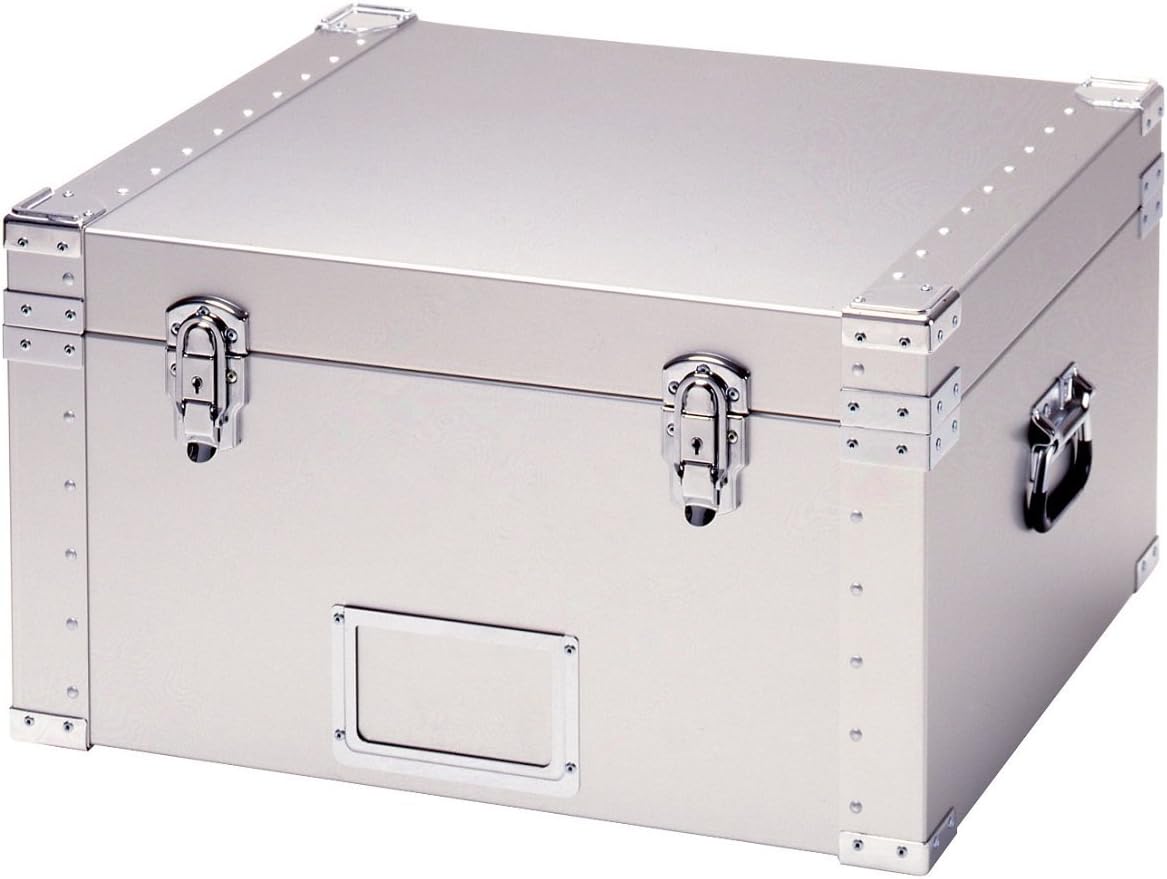 Lion Office Equipment ST-8200 Storage Case, Service Trunk Aluminum Alloy, 21.7 x 17.7 x 11.8 inches (550 x 450 x 300 mm)