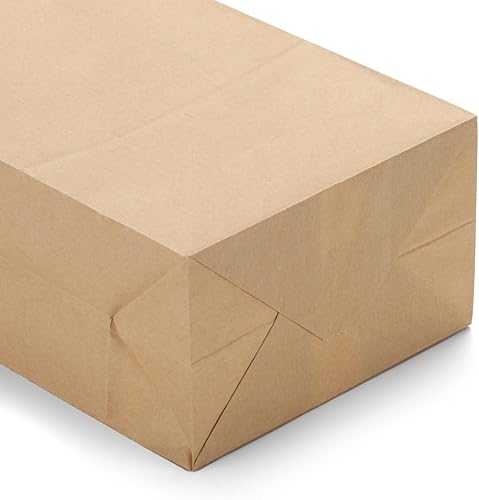 Miniatura 9 de GANKEIC 5.1 x 3.1 x 9.4 pulgadas, 50 bolsas de papel blanco para regalo, fiesta, Navidad, boda