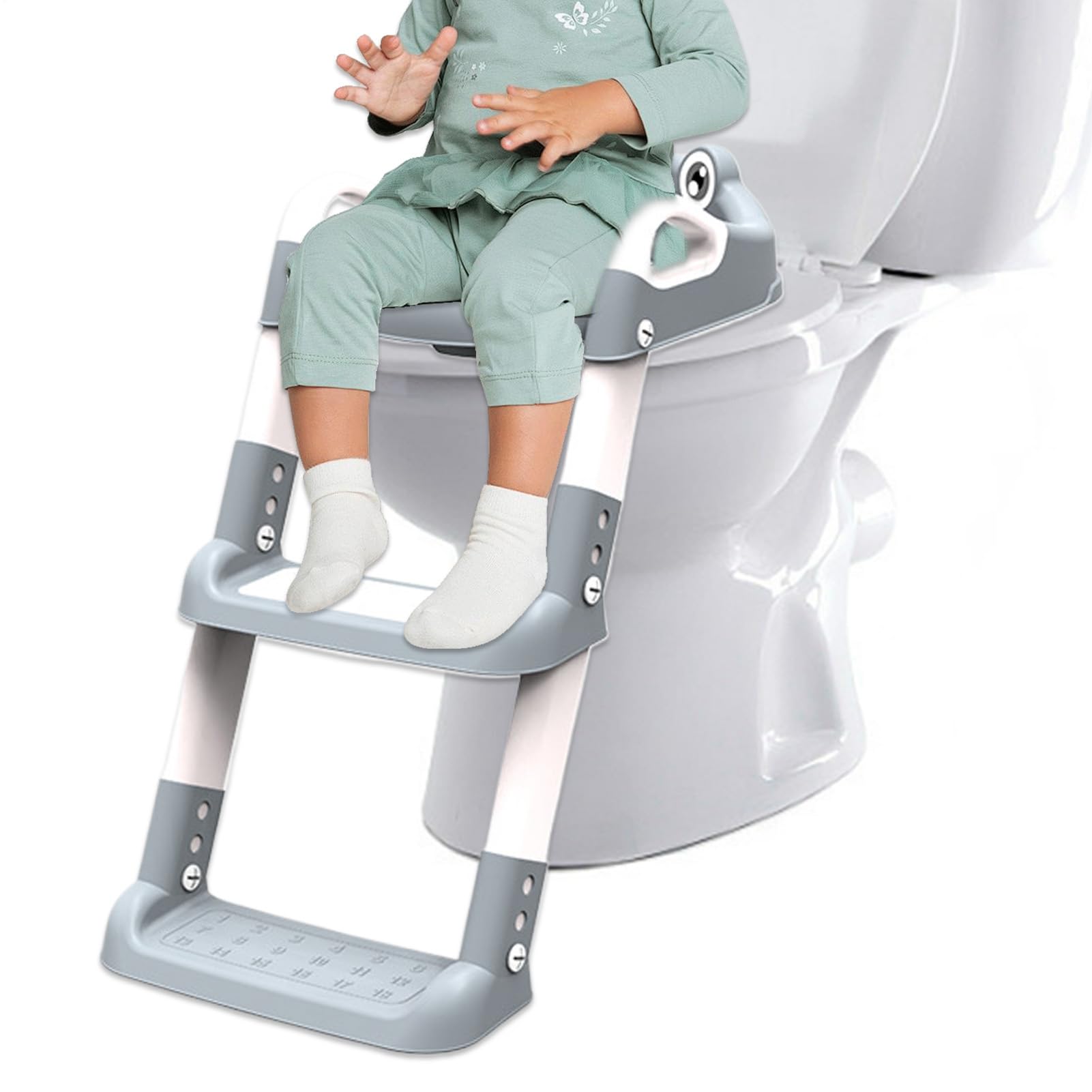 Vasino Per Addestramento Bambini Scaletta Sgabello Regolabile Con | Vasino Vasino portatile per bambini addestramento al vasino robusto facile da pulire sgabello