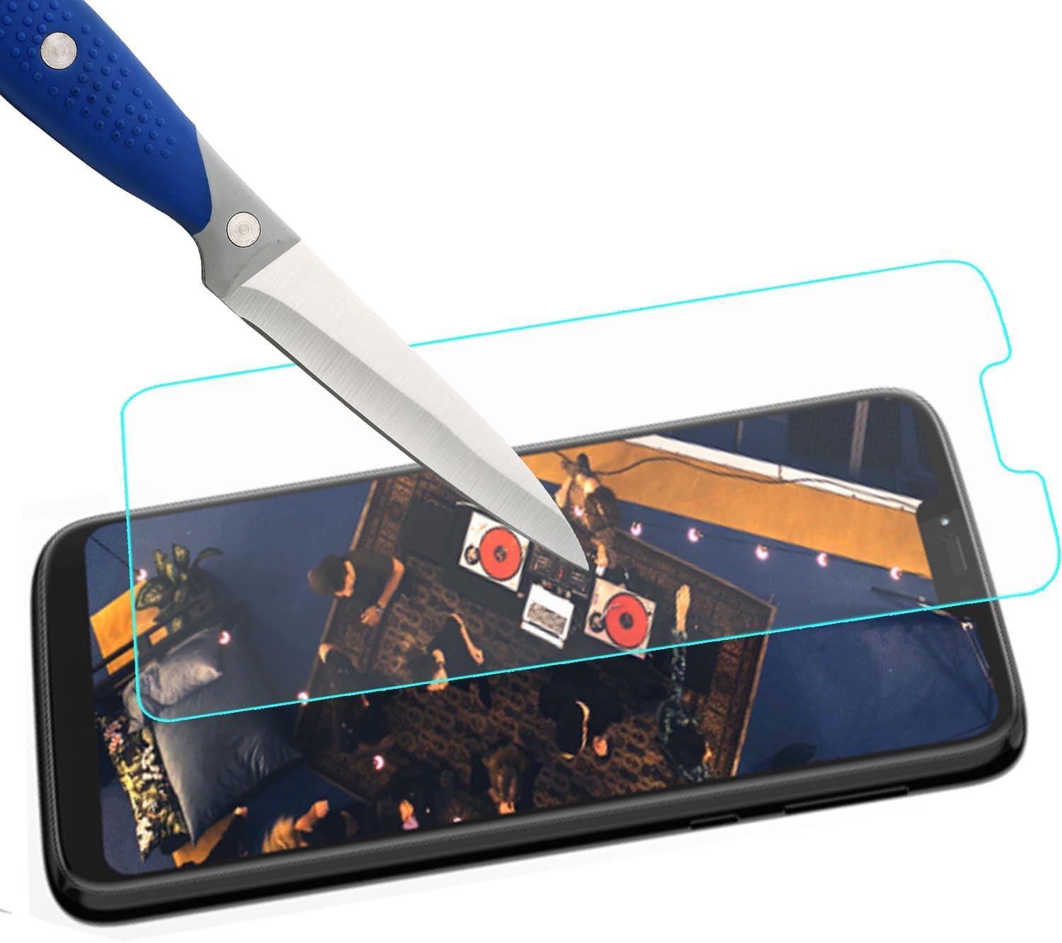 Mr.Shield [3-PACK] Designed For Motorola (Moto G7 Optimo Maxx) XT1955DL [Tempered Glass] Screen Protector with Lifetime Replacement