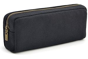 Durable and Spacious Canvas Pencil Pouch for Men's Organization