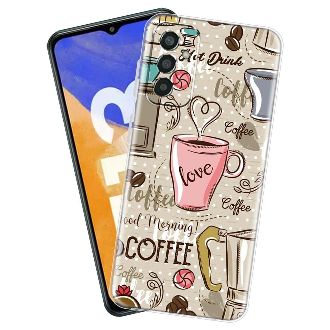 Fashionury Back Cover for Samsung Galaxy F13 Designer | Printed|Transparent |Flexible| Silicon-D0007 (B0B748NPYT) Amazon Price History, Amazon Price Tracker