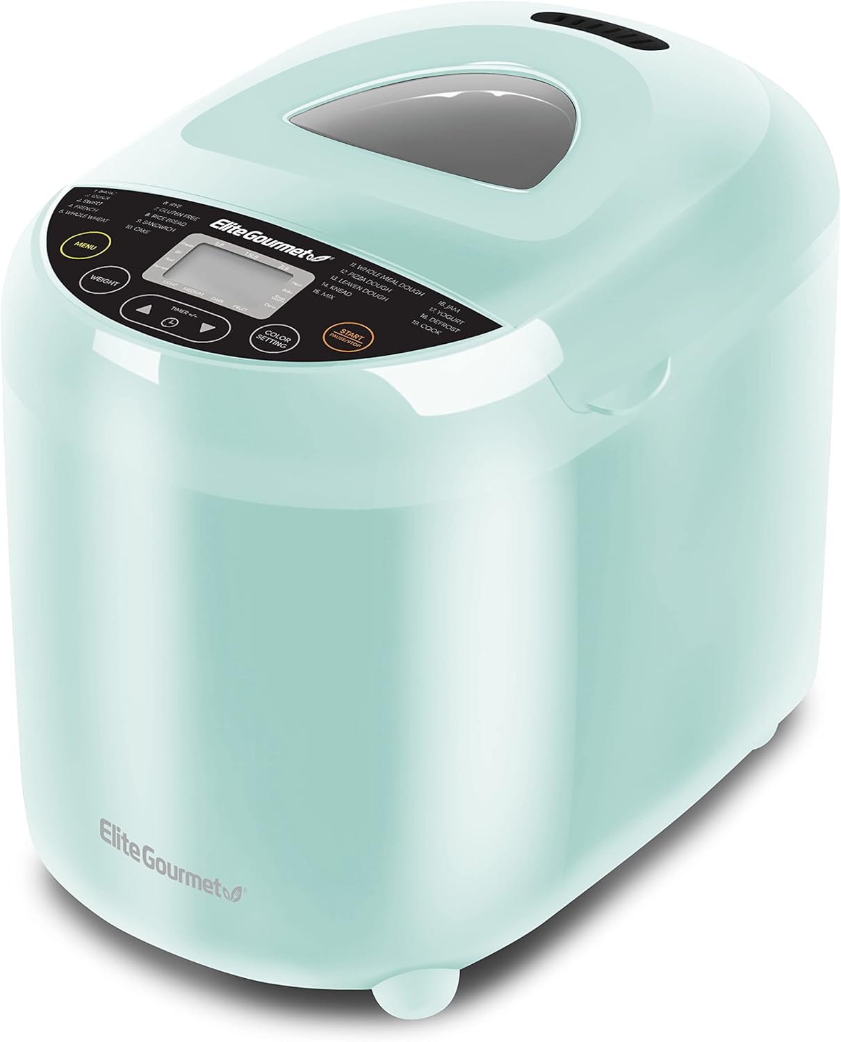 Elite Gourmet EBM8103M Programmable Bread Maker Machine 3 Loaf Sizes