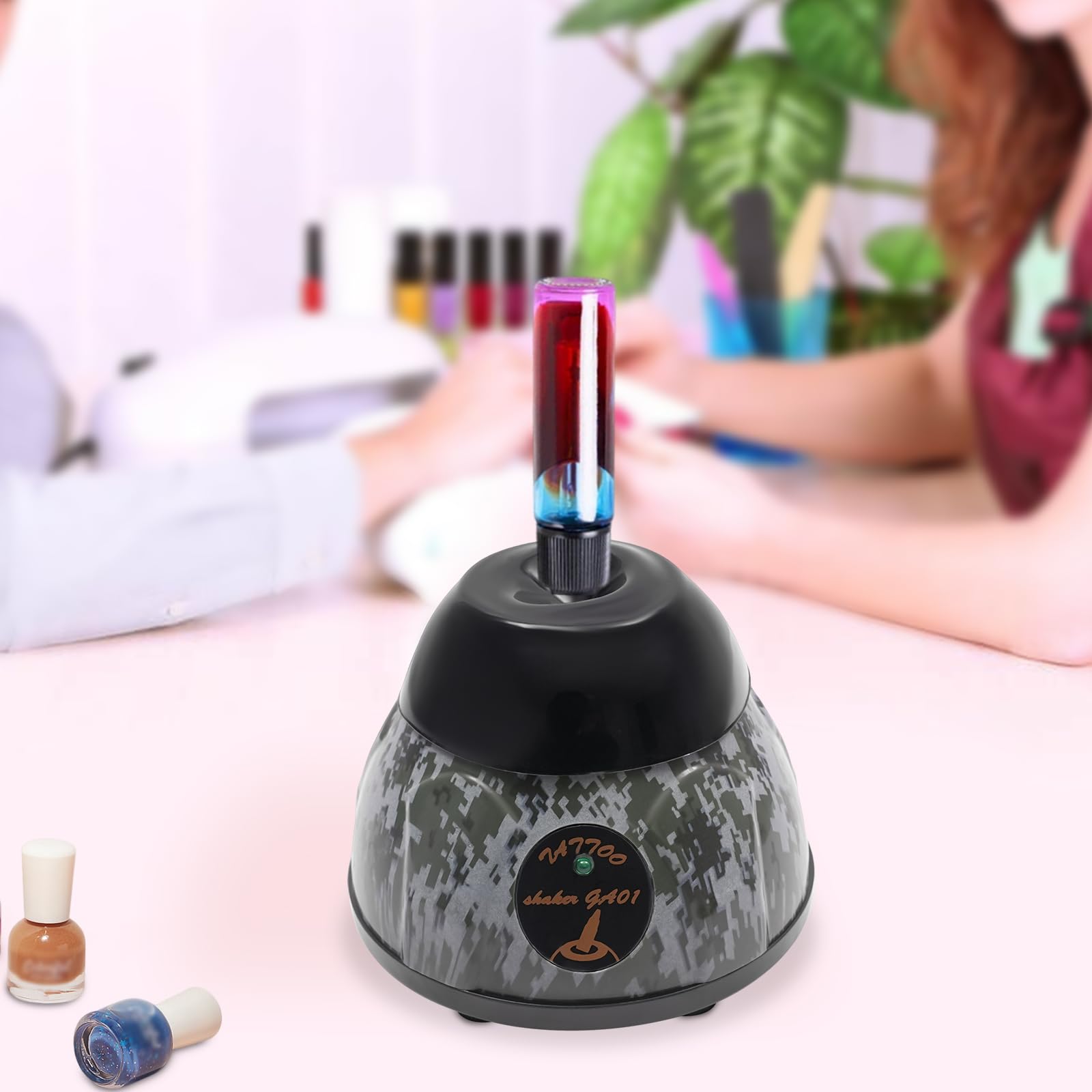 Vortex Mixer Elektrischer Mini-Mixer Tattoo-Farbmischer für Tinte für Tinte Flüssigkeit Flasche Nagellack schütteln Nagellack Pigment