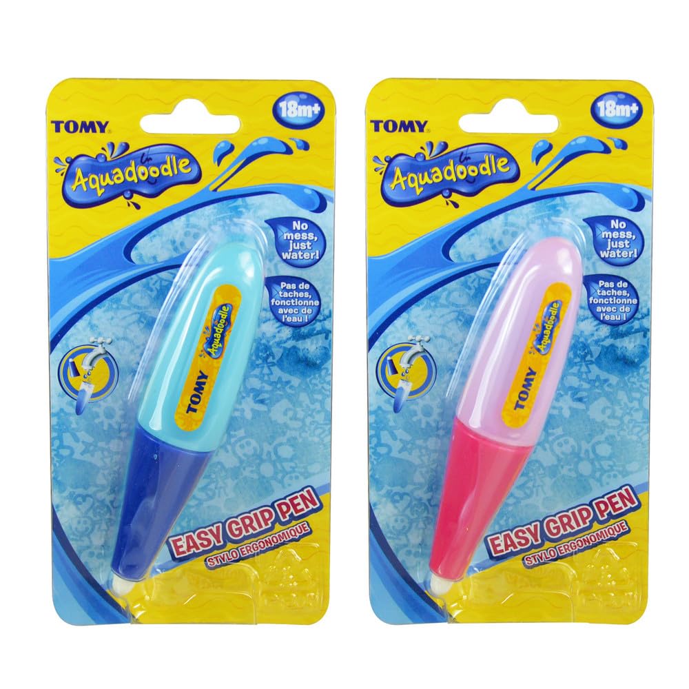 Aquadoodle Easy Grip Water Pen, Mess Free Colouring for Aquadoodle Water Mats, Toy Baby Accessory, Suitable for Babies, Boys and Girls Aged 18 Months+, Assorted Color