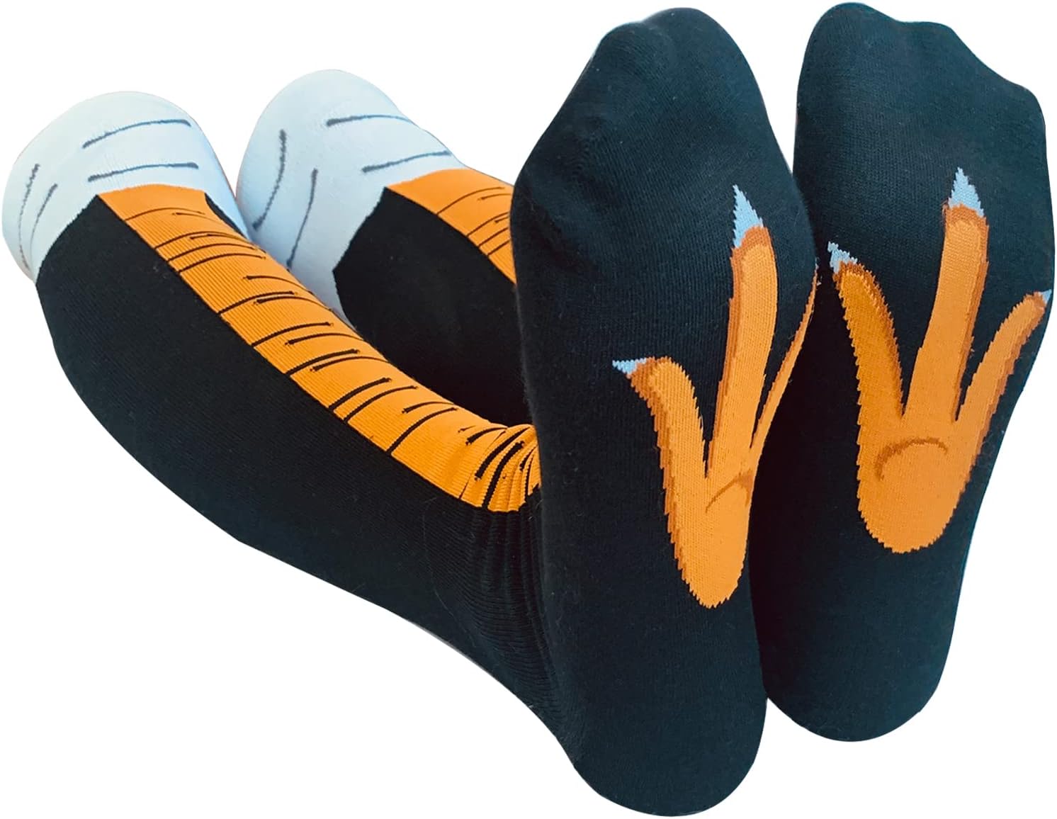 Chicken Leg Socks for Women Men Funny Novelty Crazy Sock White Elephant Gifts for Adults Gag Gift Chicken Feet Socks