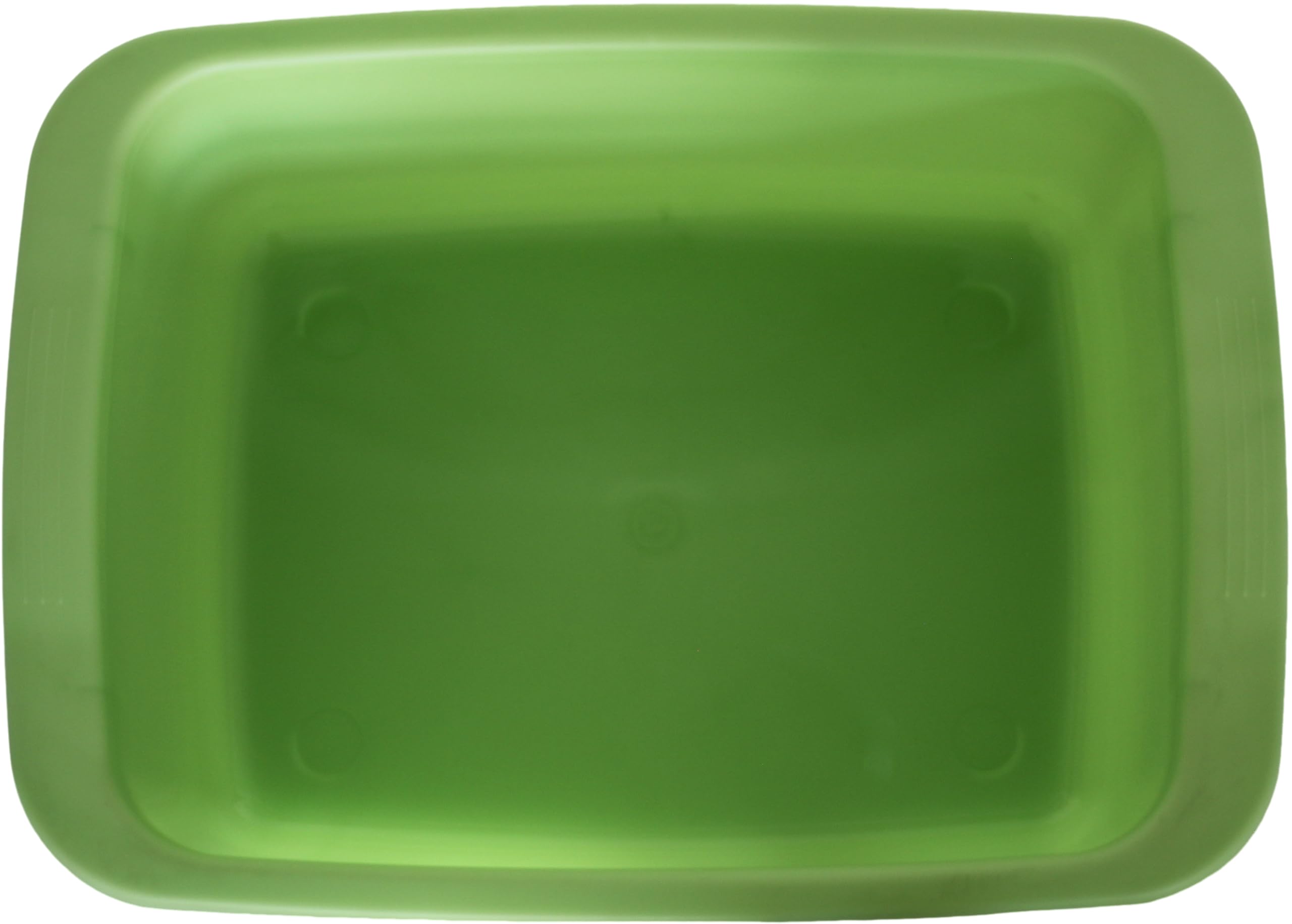 Macchiavelli catino rettangolare verde 10L plastica vaschetta multiuso 42x31x15,5 cm