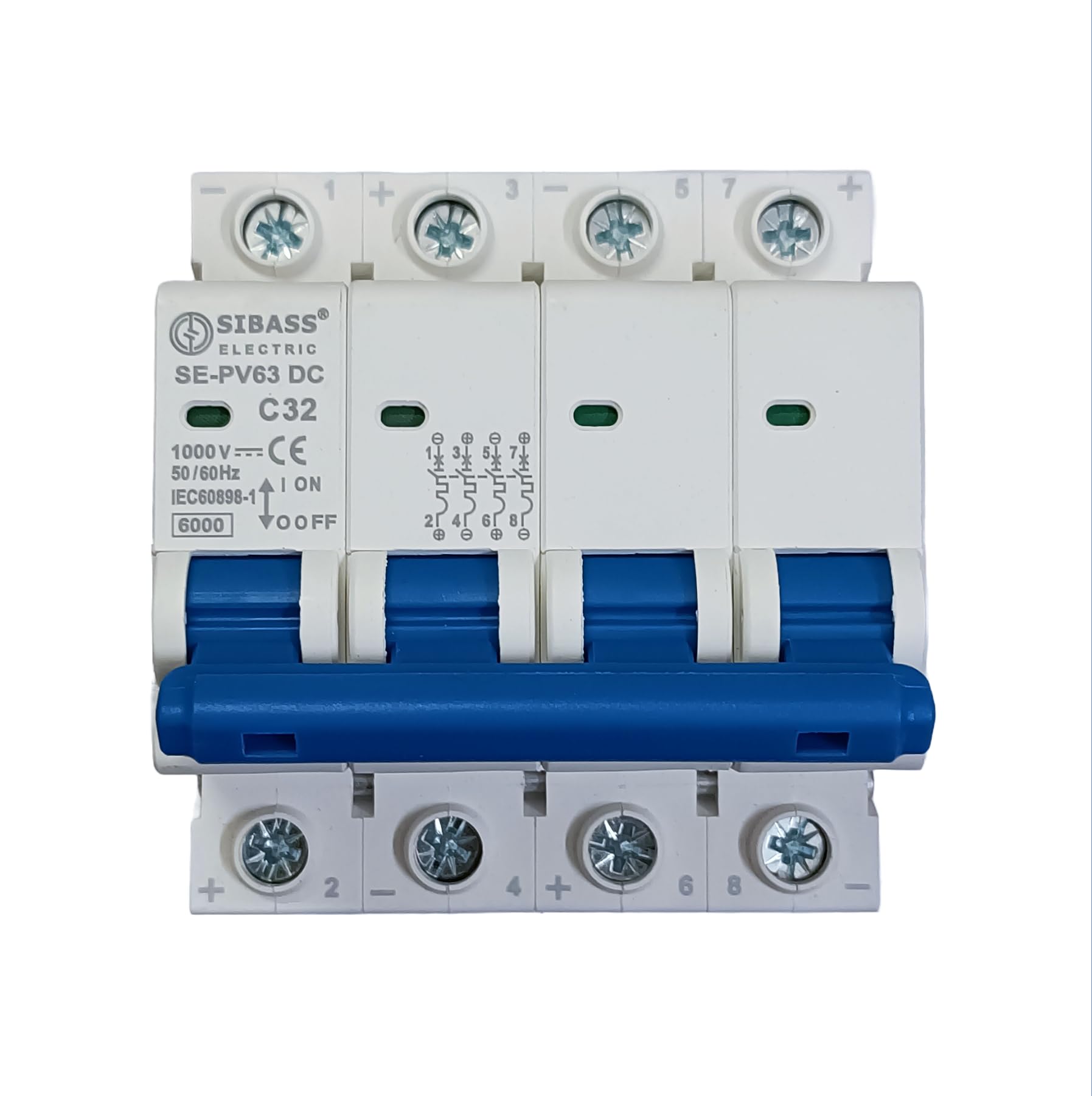 Aspa Solar SIBASS DC MCB 32A 1000V 4P miniature circuit breaker-image-18