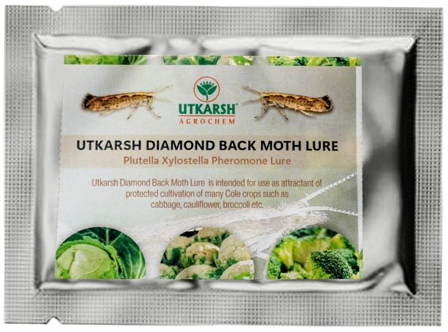 Utkarsh Diamond Back Moth DBM Lure Plutella Xylostella Pheromone Lure for Catching Insects/Moth of Diamond Back Moth in Cabbage Cauliflower Brocolli Plant - 10 Lures (B0CMXQP2WP) Amazon Price History, Amazon Price Tracker