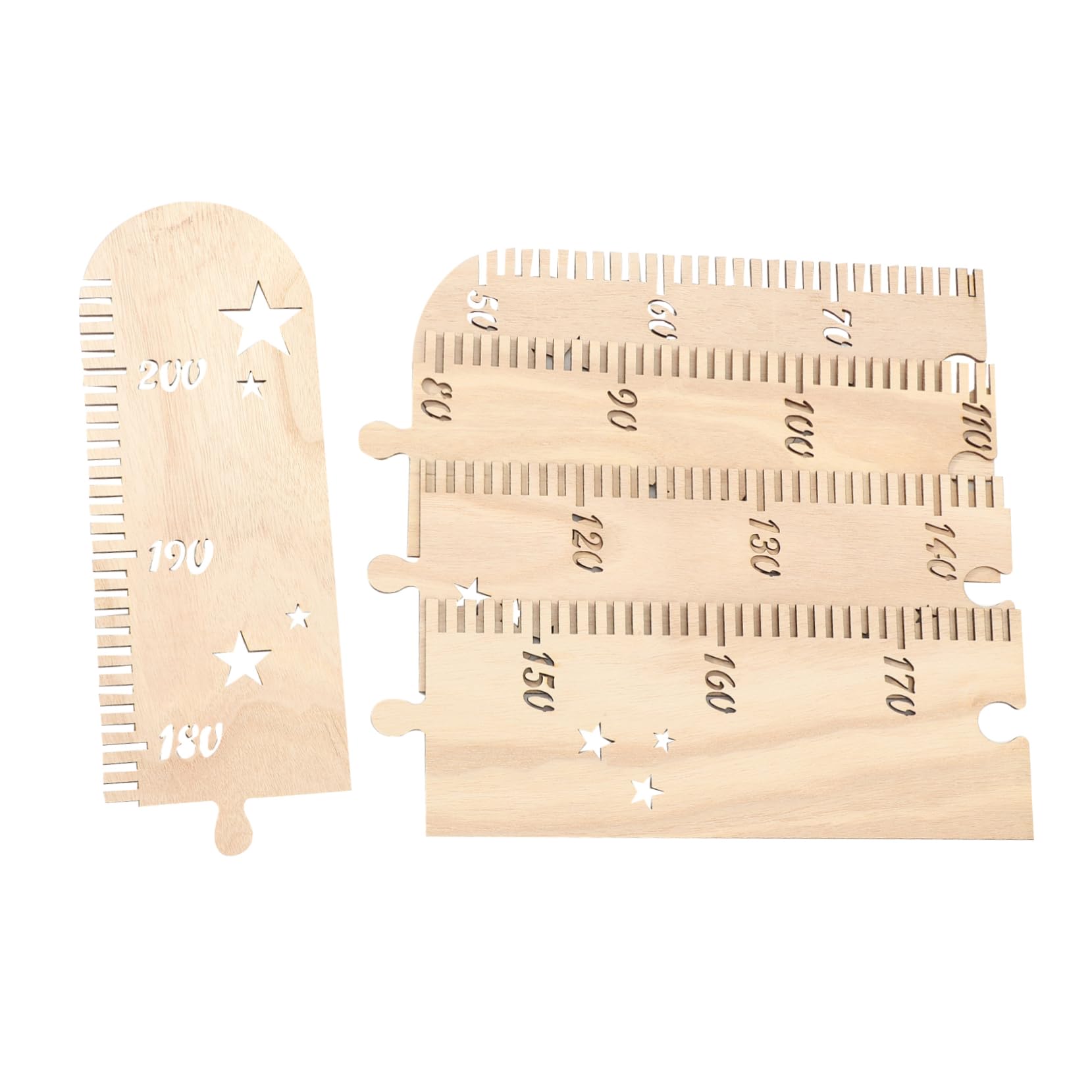 Amosfun 5 Juegos De Regla De Altura Decoración Tabla De Crecimiento Para Niños Regla De Medición De Altura Gráfico De Pared De Altura Regla De Pared De Altura Medición De Altura Para