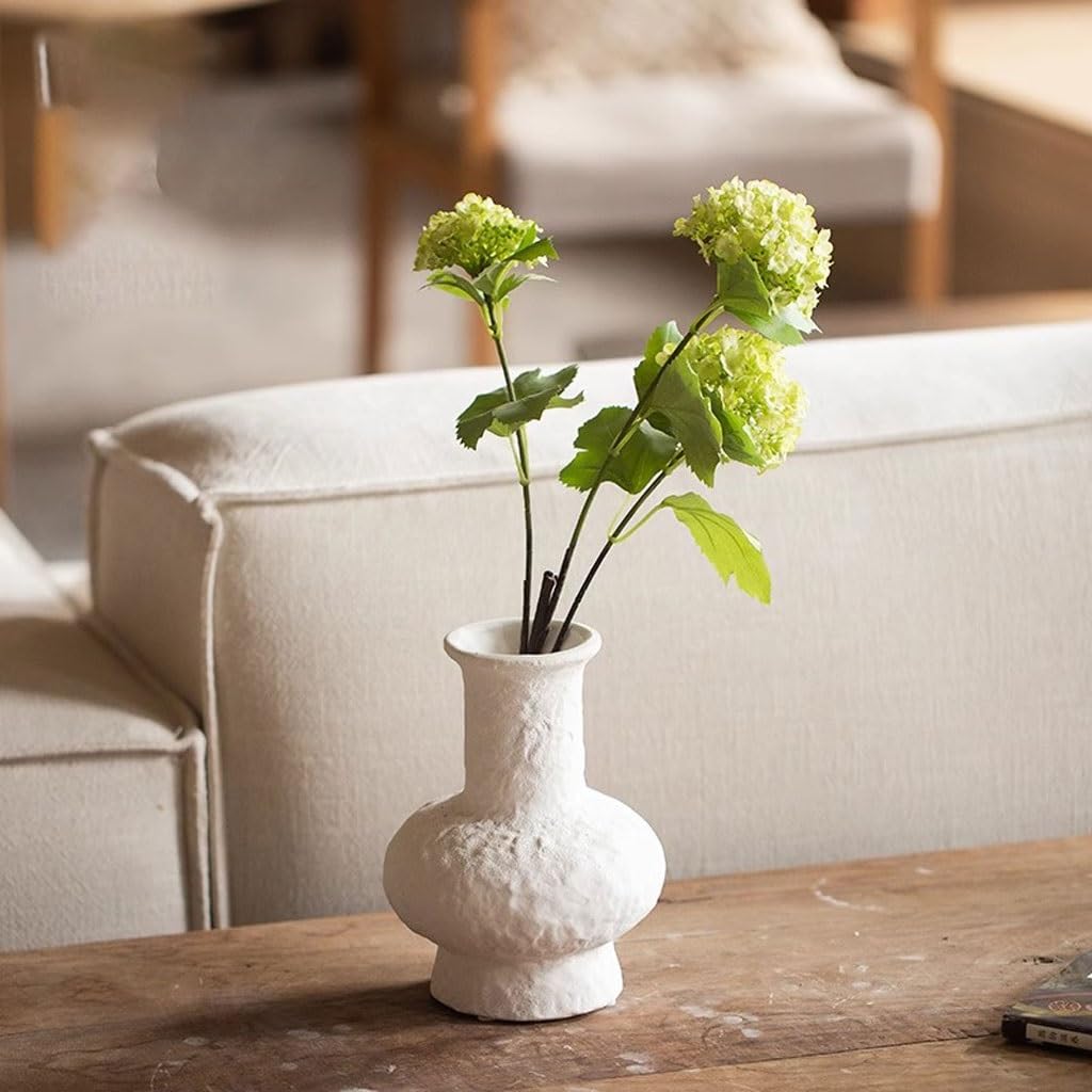Blumenvase Einfaches Zen-Blumenarrangement, Trockenblumen, Blumengefäß Aus Keramik, Vasen-Ornamente for Die Arbeitsplatte Im Wohnzimmer Wohndeko
