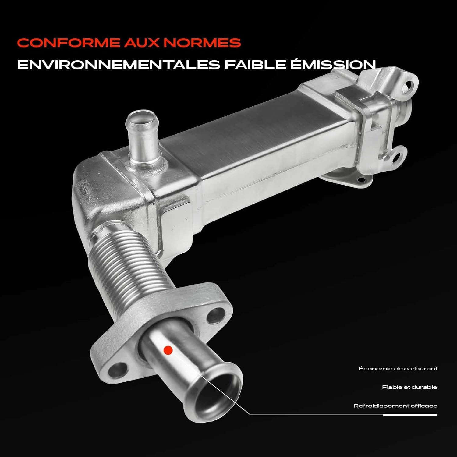 Frankberg Vanne EGR de recirculation des gaz d'échappement 11717790065 | Compatible avec: Série 3 E46, Série 6 Cabriolet E64, Série 3 Cabriolet E46, Coupé Série 3 E46, Série 5 E60