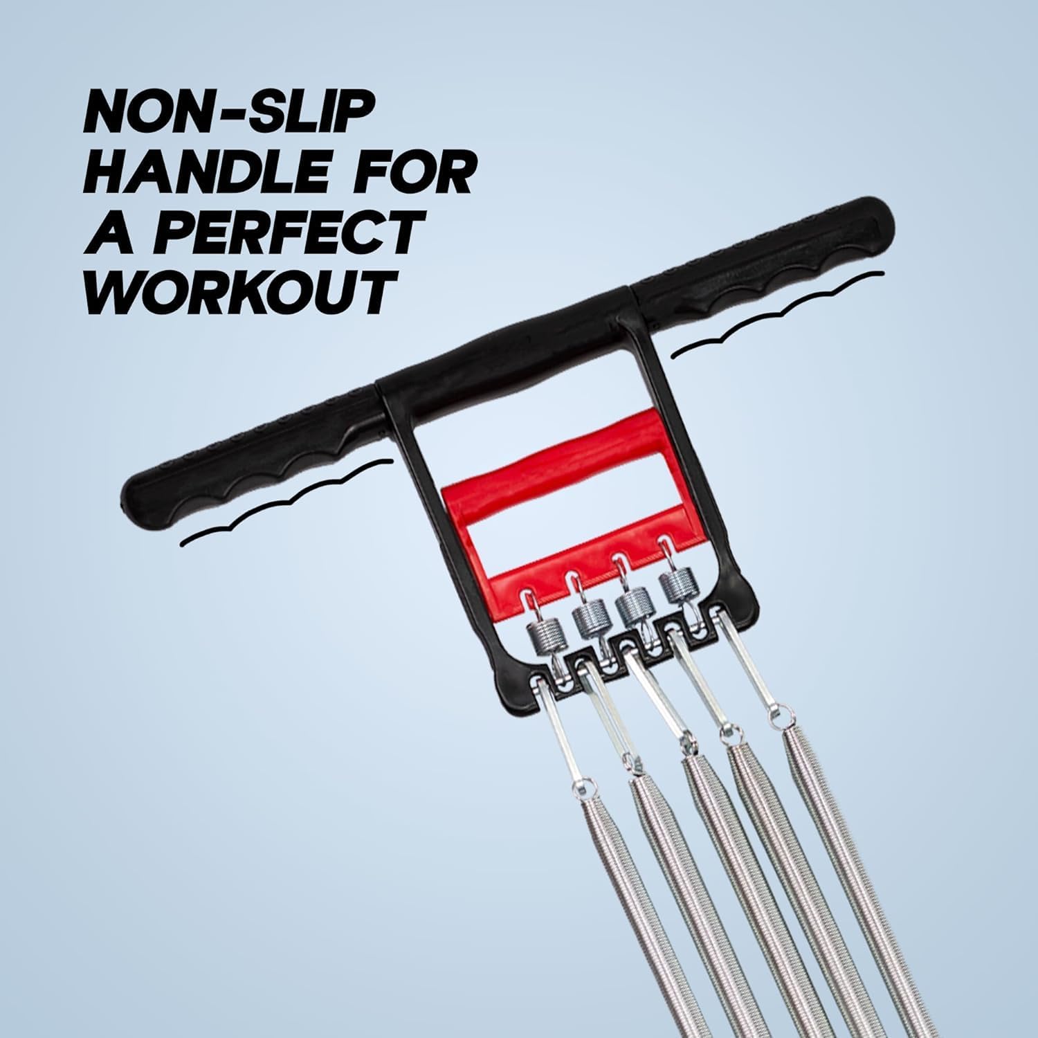 ORBITORA 3 in 1 Multi Usage 5 Detachable Chest Pull Chest Expander Pull-up Bars Spring Exerciser Elastic Sit Up Pull Rope Home Fitness Equipment 2