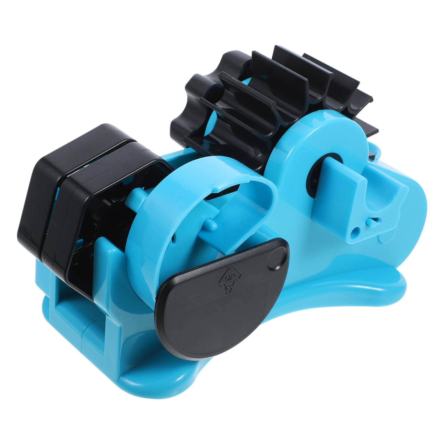 PLAFOPE Multifunktionaler Tape Dispenser Groß für Büro Schule und Zuhause Praktischer Klebebandhalter mit Leichtem Schneidesystem Stabiler Klebebandabroller in Elegantem Blau Vielseitiger
