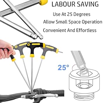 Amazon | YUENTOEN 六角棒レンチ T型 ロングボールポイント