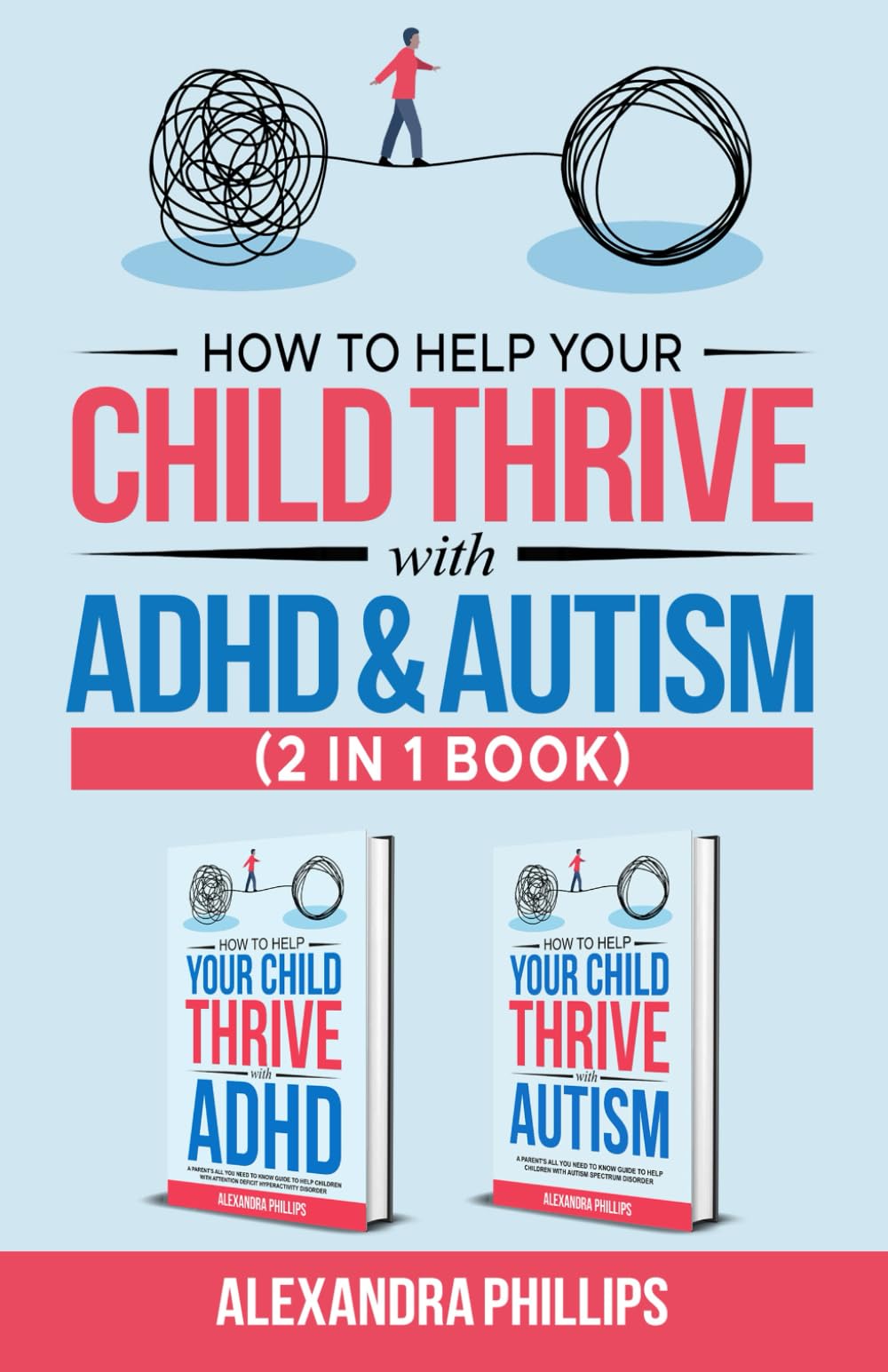 How to Help Your Child Thrive with ADHD and Autism - 2 in 1 Book: A Parent’s All You Need to Know Guide to Supporting Children with Attention Deficit ... Disorder and Autism Spectrum Disorder