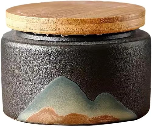 Miniatura 8 de NS Online Urnas pequeñas de recuerdo naranjas para cenizas humanas  Bonita urna pequeña de cerámica para compartir, honra a tu ser querido perdido