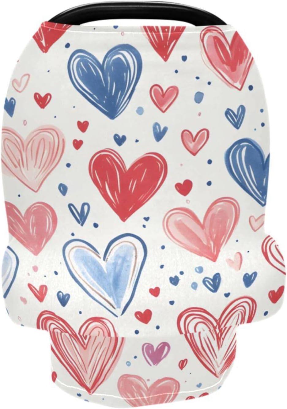 Lyeorm Valentine's Day Hearts Car Seat Covers for Babies Breathable Nursing Breastfeeding Cover Multi-Use Infant Carseat Canopy and Stroller Cover for Boys Girls 5 61Ab64NLHsL. AC SL1500