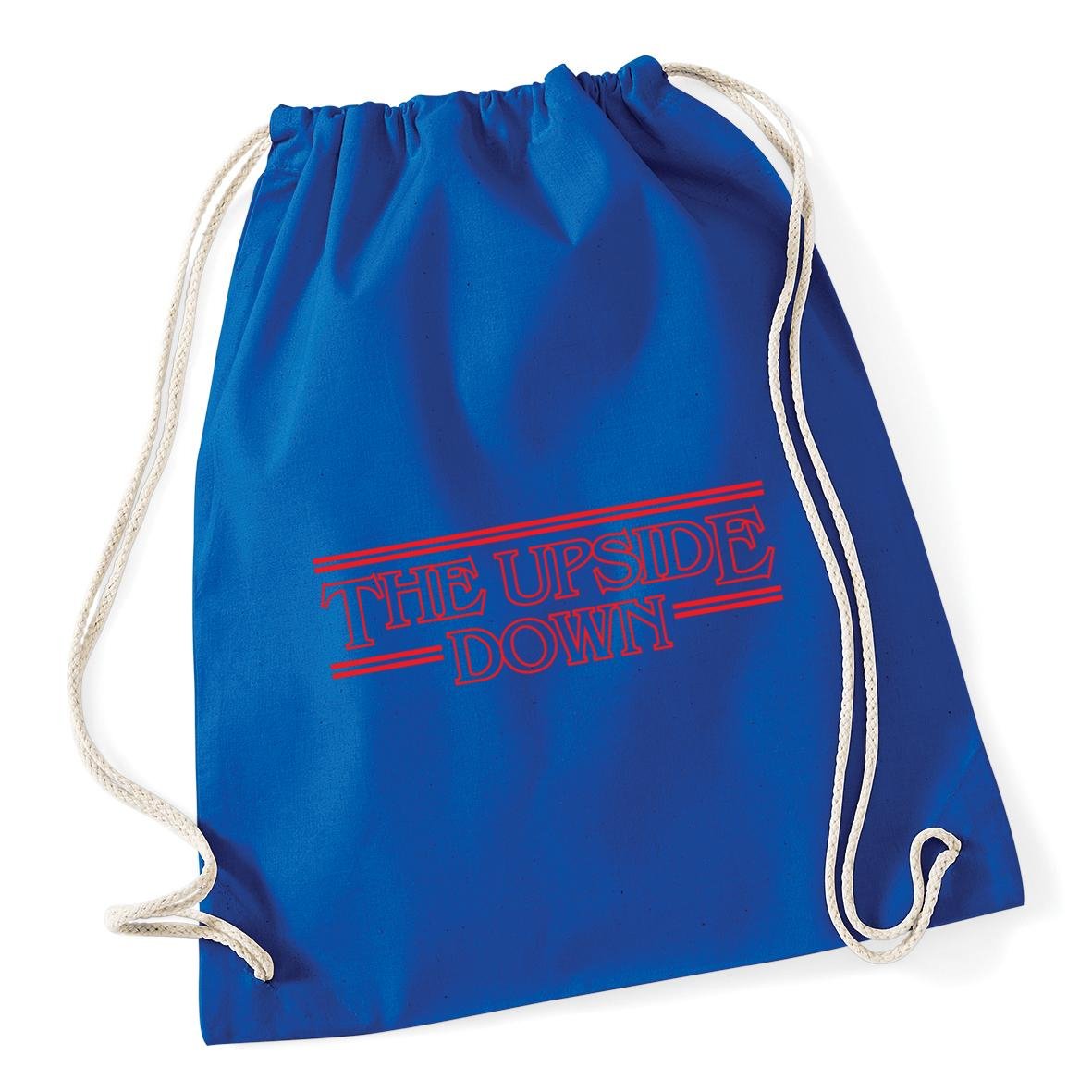 Hippowarehouse The Upside Down Drawstring Cotton School Gym Bag 37cm x 46cm, 12 litres