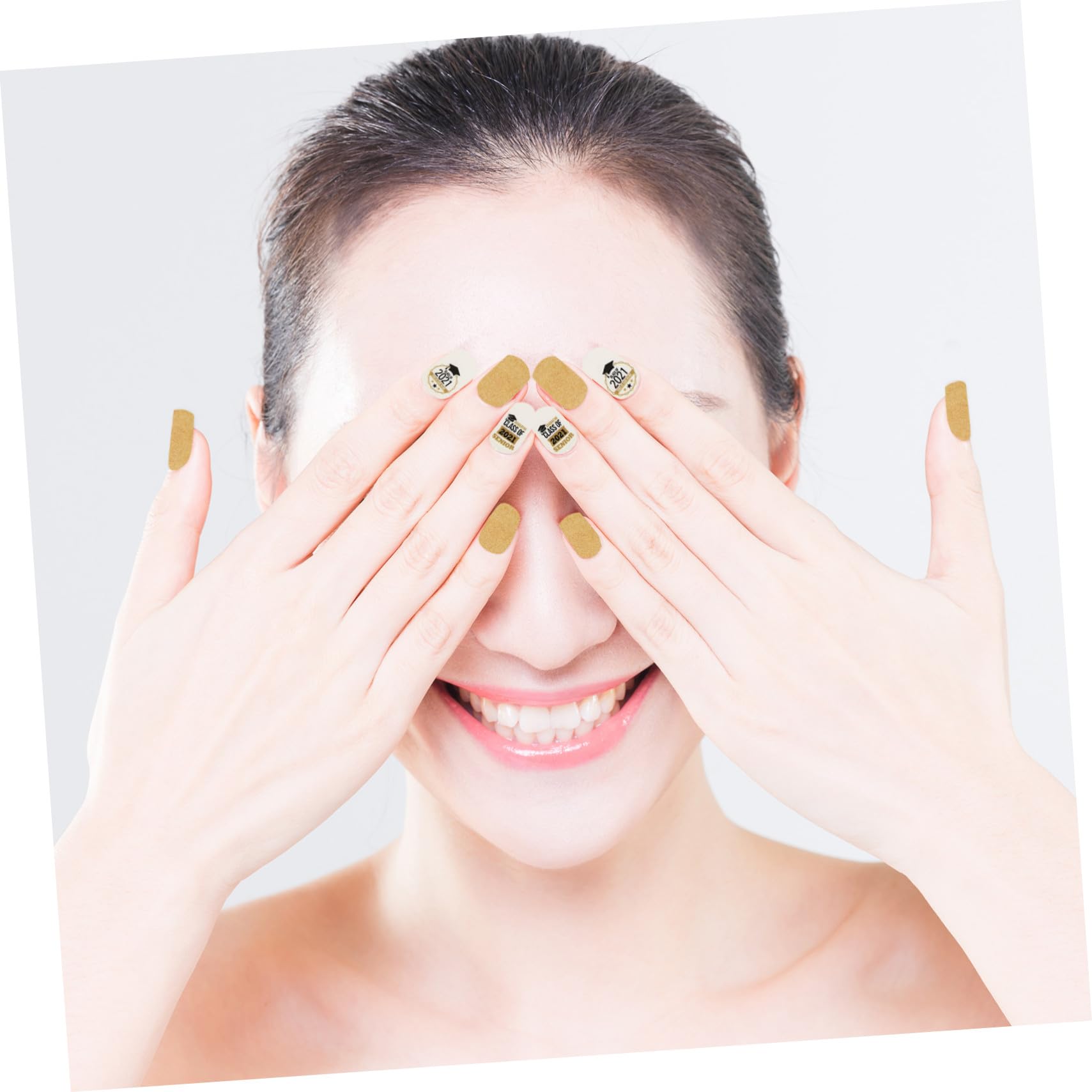 VALICLUD 3 Set Adesivi Per Unghie Francese Adesivi Per Chiodi Decorazioni Per Unghie Per Nail Art Toppe Per Unghie A Tema Laurea Decalcomanie Per Unghie A Tema Laurea Adesivo 16 Fogli*3