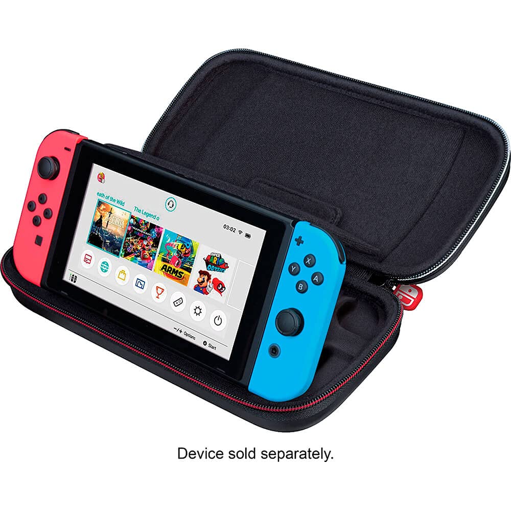 Nintendo Switch Protective Deluxe Travel Case Black with Scr