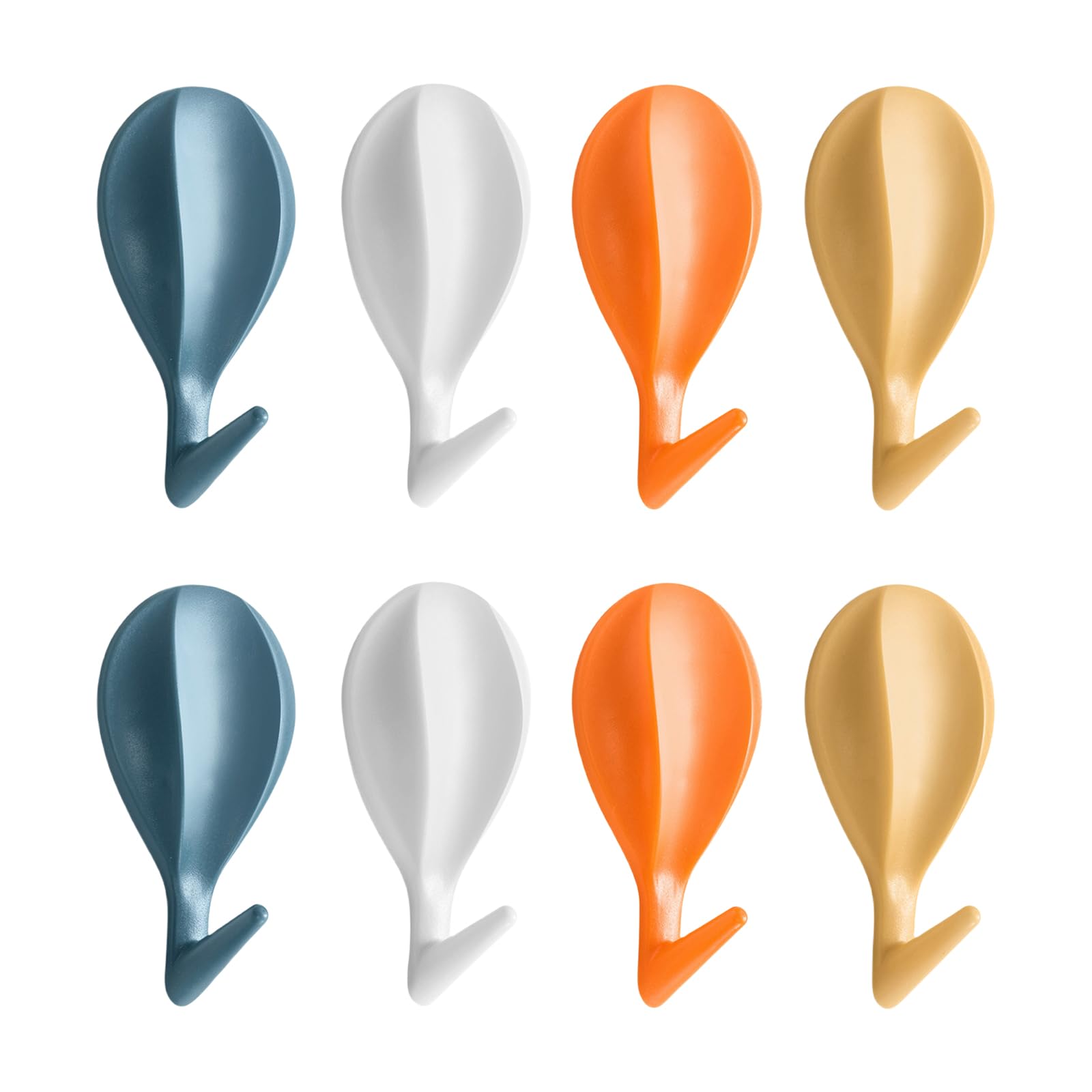 Msioytog Multicolor 8Pcs Hot Air Balloon Shaped Wall Hooks Hanger For Home Decoration Space Saving Organization Tool Hot Air Balloon Decorative Hooks