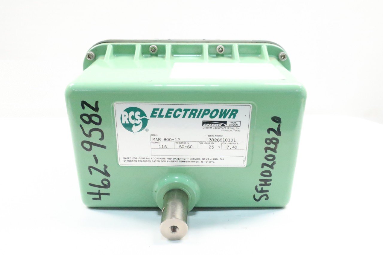 Dresser MAR80012 ELECTRIPOWR RCS Electric Valve Actuator 115VAC