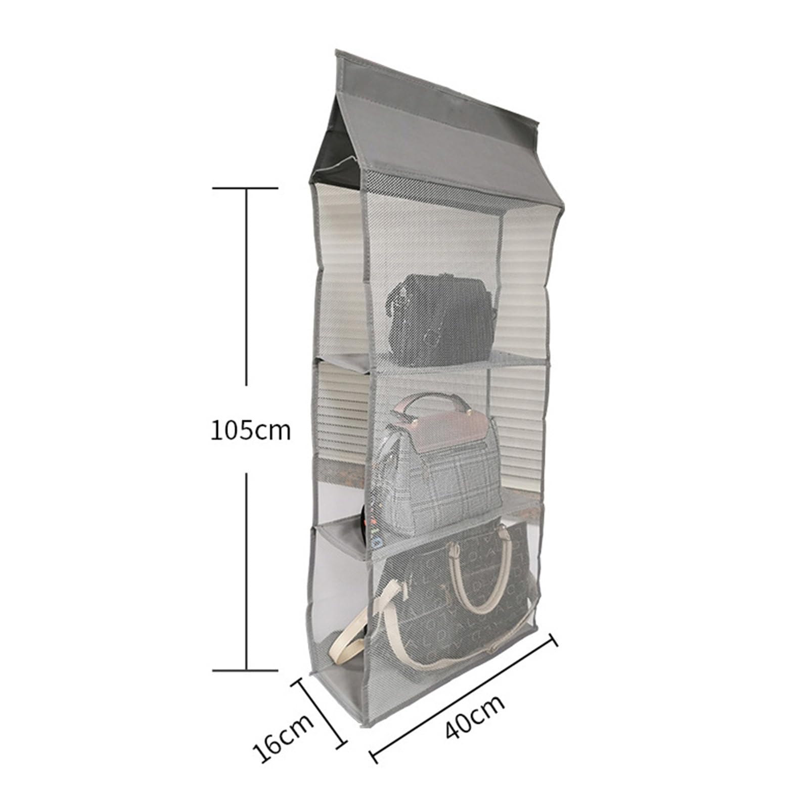 Organizzatori borse Organizer for borsa da armadio for appendere for(Gray)