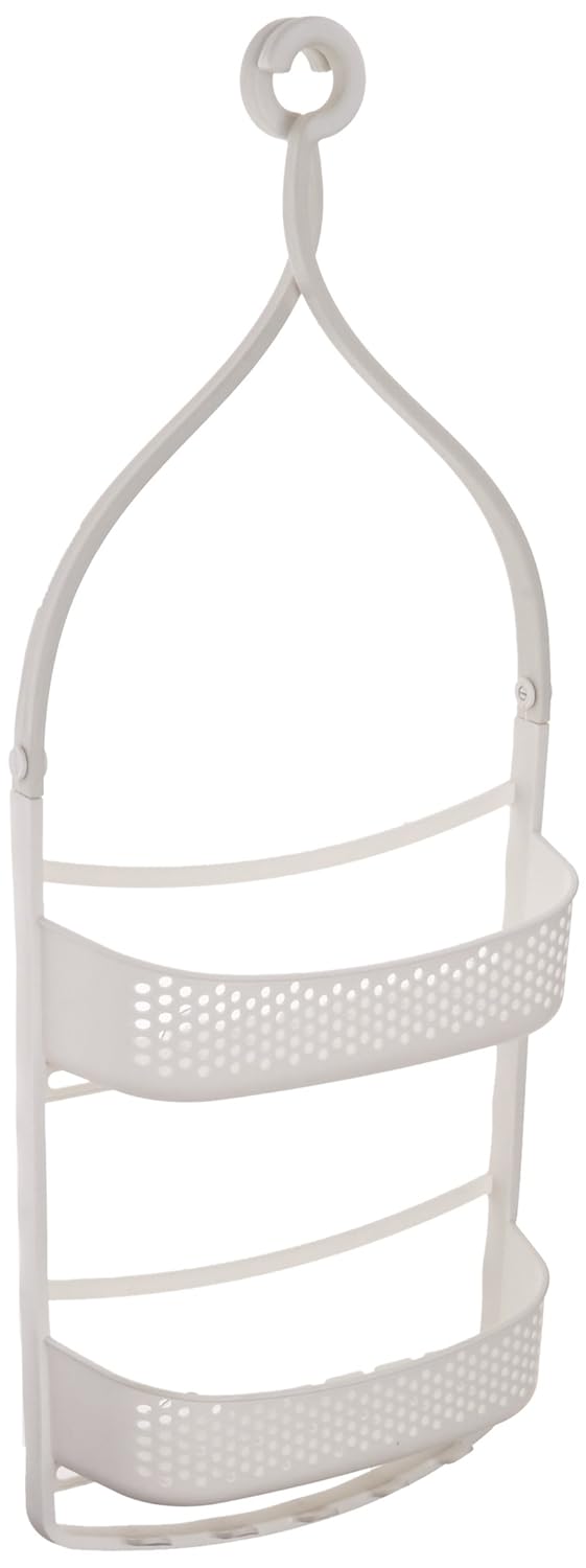 AmazonBasics Shower Caddy with Adjustable Arms White Amazon.in