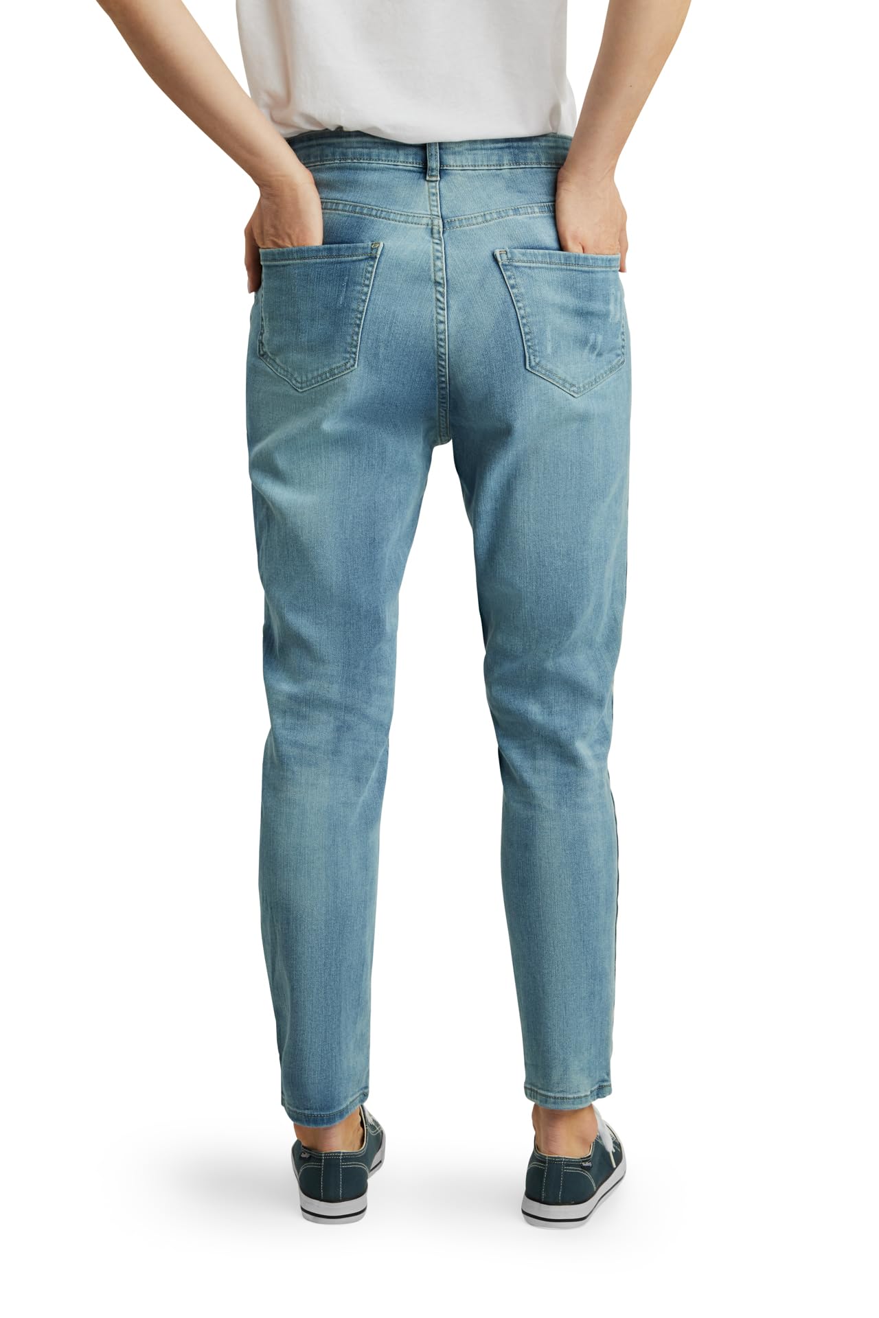 Fraternel Damen Jeans Hose Boyfriend Relaxed fit modische Flecken