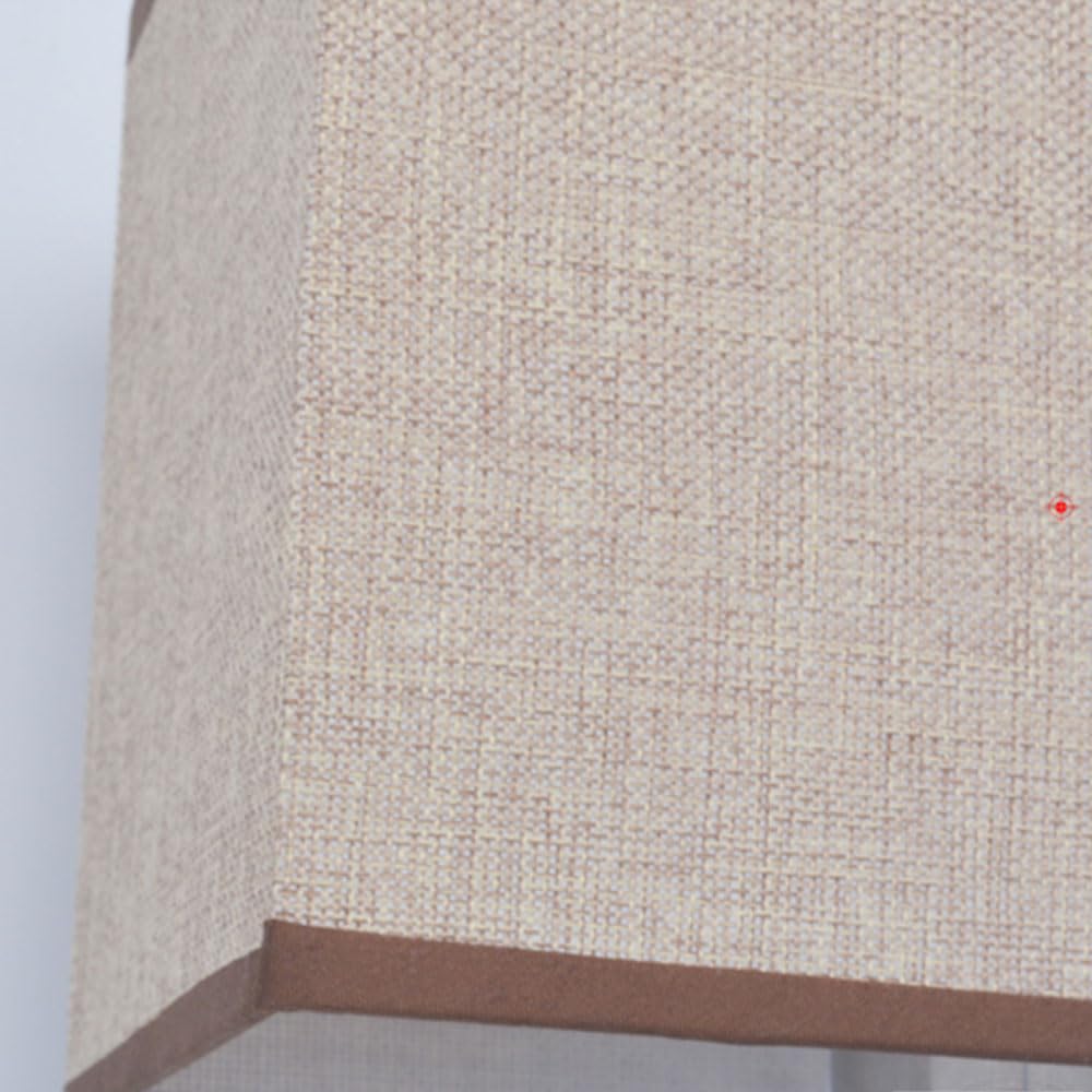 Apliques de pared cromados Lámpara de pared con Sombra de Tela con Luz LED de pared de lectura Iluminación de pared Interior con interruptor giratorio Dormitorio Sala de estar Linterna de pare