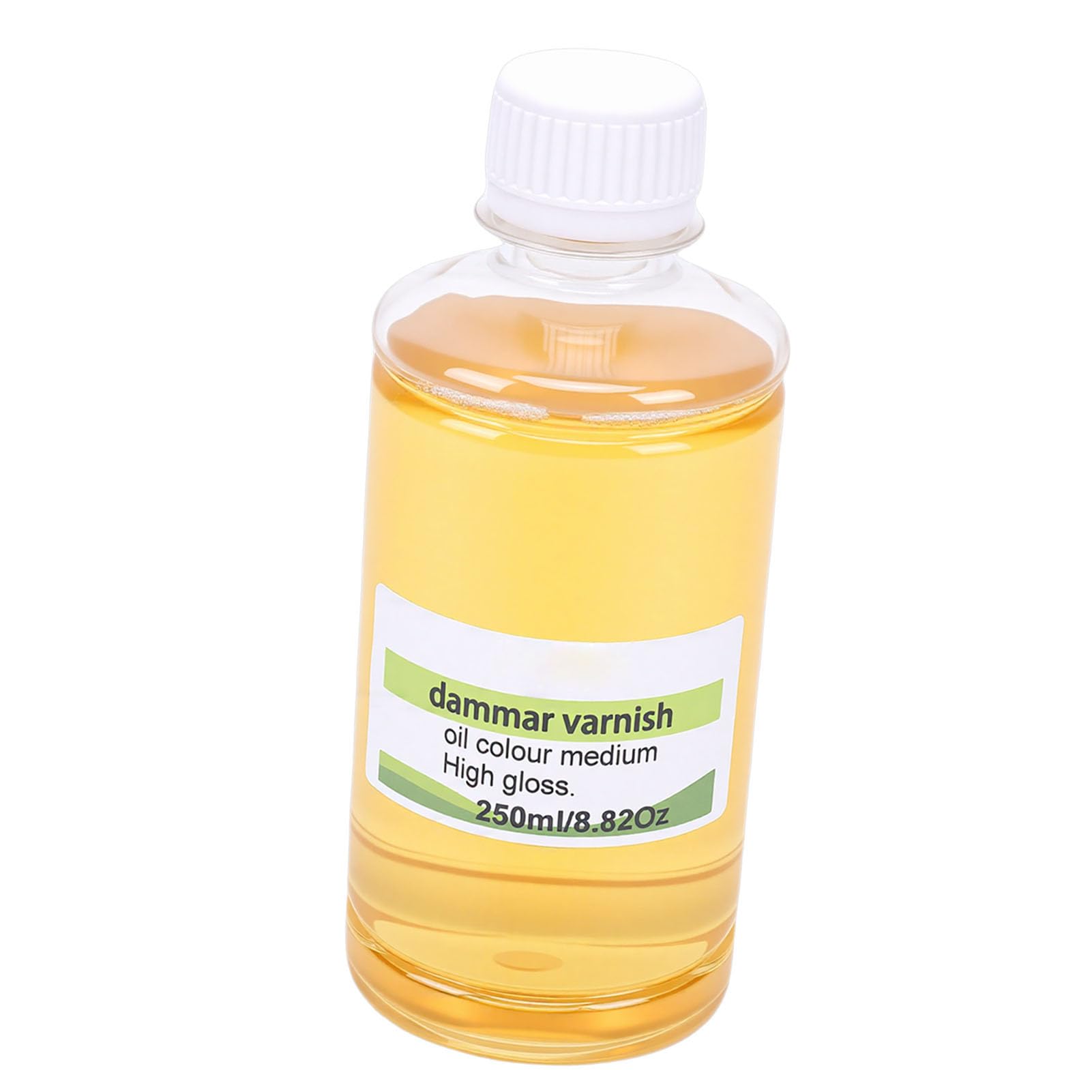 Werniks o Wysokim Połysku 250 Ml, Przezroczysty Werniks Ochronny do Malarstwa Artystycznego, Zapobiega Kurzowi i Zadrapaniom, Odpowiedni do dzieł Sztuki Olejnych i Alkidowych,