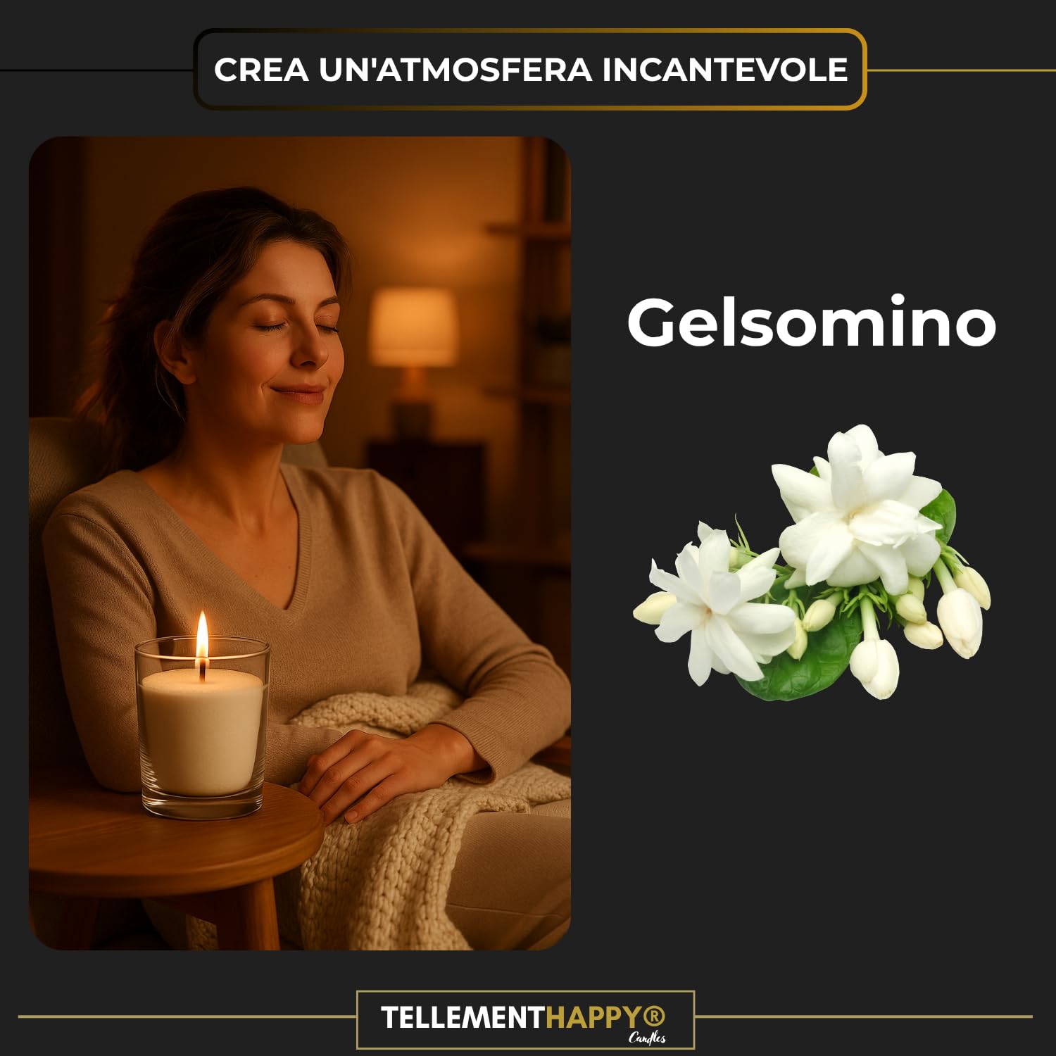 Cera per Candele in Sabbia 1kg 20 Stoppini Profumo Gelsomino Sand Wax Ecologica e Riutilizzabile | Facile Creazione | Granelli di Cera Vegetale | Perfetto per DIY Candele Artigianali