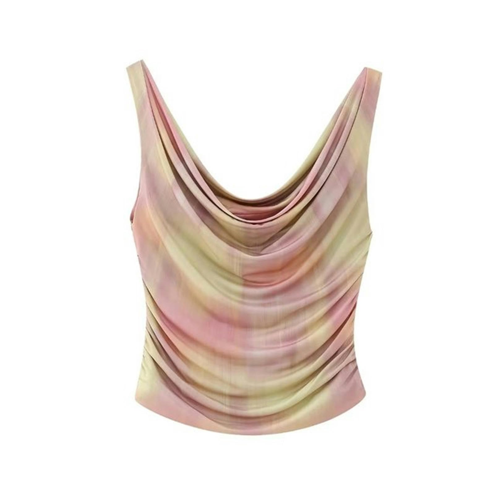 NOGRAX Długa spódnica damska letnie satynowe spódnice moda tie-dye zamek błyskawiczny damska elegancka ulica spódnica do kostek odzież