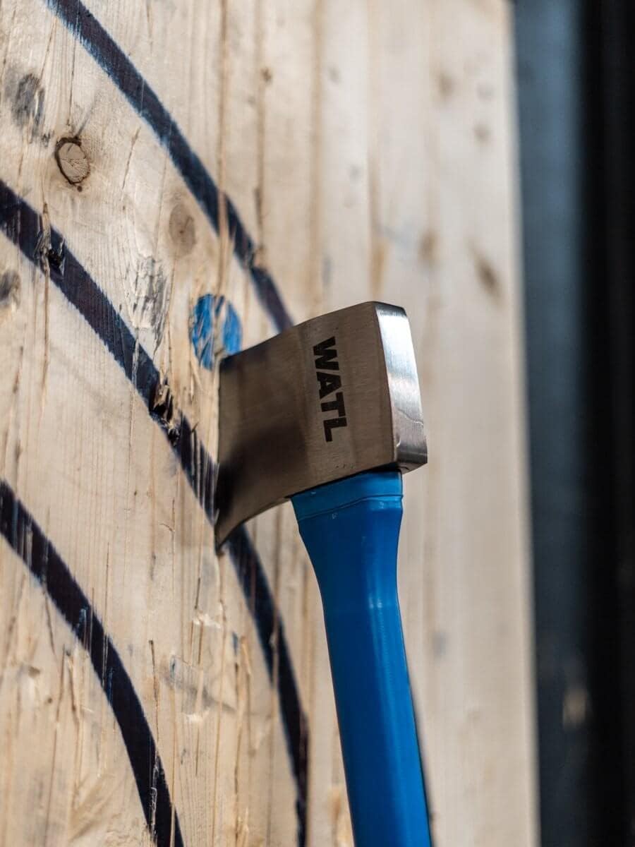 World Axe Throwing League The Spitfire Premium Competition Throwing Axe with Durable Molded Fibreglass Handle