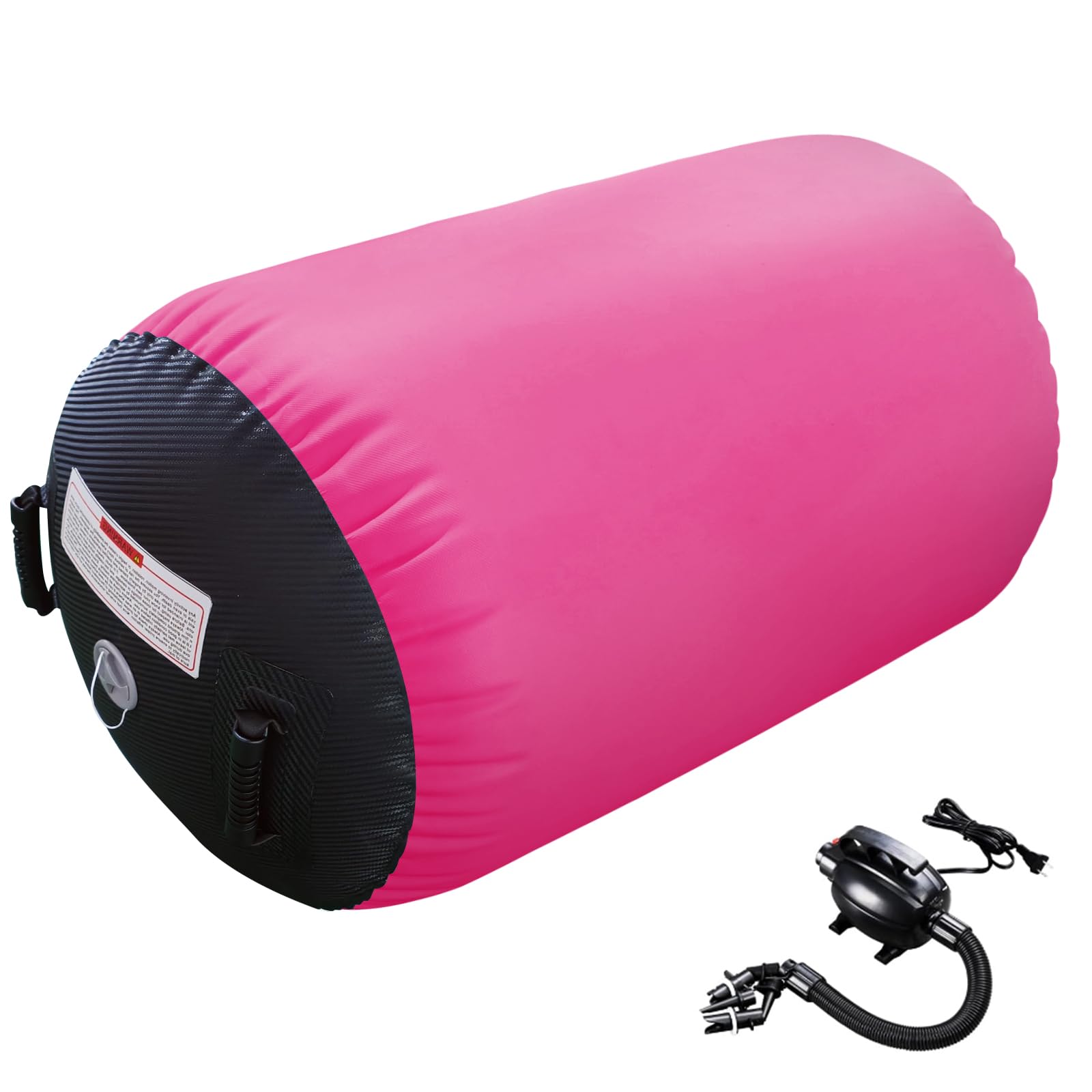 Gymnastics Mat Air Tumbling Mat 13ft/16ft/20ft Tumble Track, Inflatable Training Mat 4/8 inch Thickness Gymnastics Air Floor with Electric Air Pump for Home Use/Tumbing Meditation/Cheerleading/Water