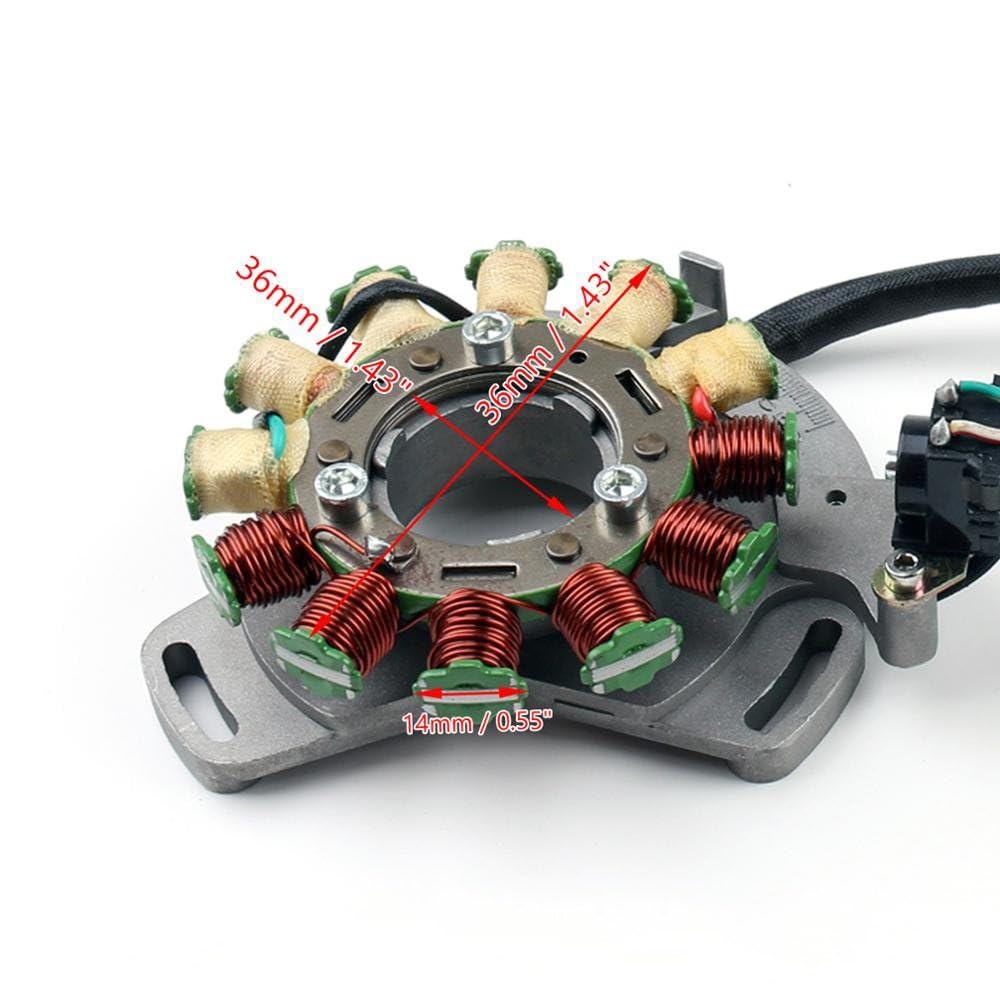 Bobina Accensione Statore Bobina Generatore Statore Motore Magnete 2GU-85510-50-00 Per Per Banshee 350 YFZ350 1987 1988 1989 1990 1991 1992 1993 1994 Dispositivi Accensione