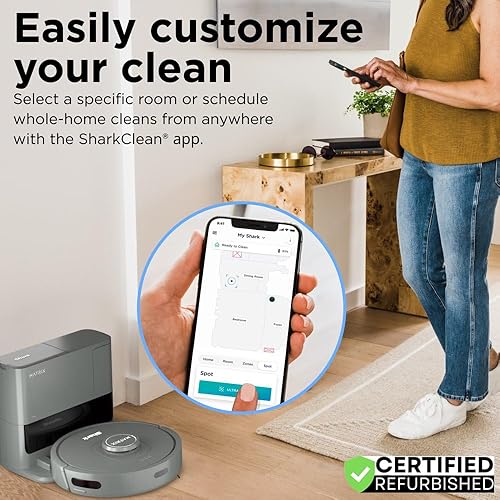 Miniatura 7 de Shark RV2300S Matrix - Paquete de aspiradora robot autovaciado con paquete de protección mejorada CPS de 2 años, negro, CRTE99SRKRV2300SRB (renovado)