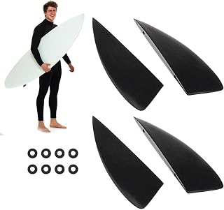 Aleta de Paddle Surf | Pack De 4 Separadores De Recambio Para Kiteboarding - Aletas De Tabla De Surf Para Piscina,Apto para la Natación, Kayak, Buceo, Viajes, Piscina, Vacaciones, Snorkeling, Playas y