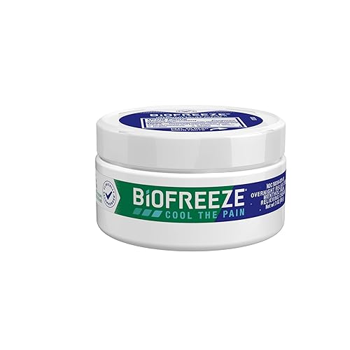 Miniatura 21 de Biofreeze Crema de mentol para aliviar el dolor muscular durante la noche para aliviar el dolor de espalda baja, dolor de hombro y cuello, alivio