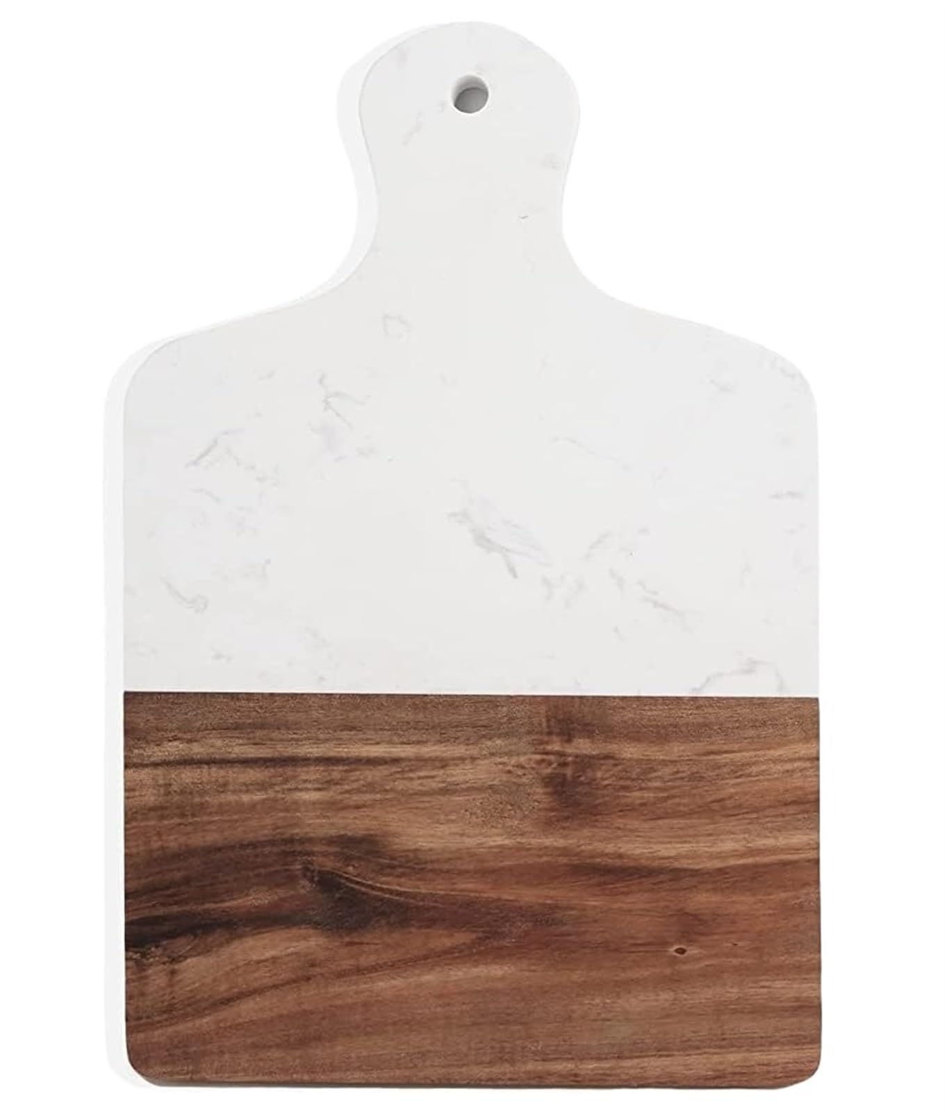 Tablas Cocina Tabla De Cortar Mármol Acacia, Charcutería Madera, Tablas Cocina para Pan, Carne Tabla De Cortar(A)