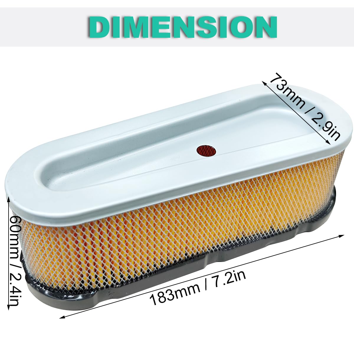ZAMDOE 493910 691667 Air Filter with Pre Filter Replacement for Briggs & Stratton 4166 5075H 5075 5075K 198707 28A702 28B702 28B707 28D707 8.5HP 10.5HP 11.5HP Vertical Engines Lawn Mower Lawn Tractor - Image 2