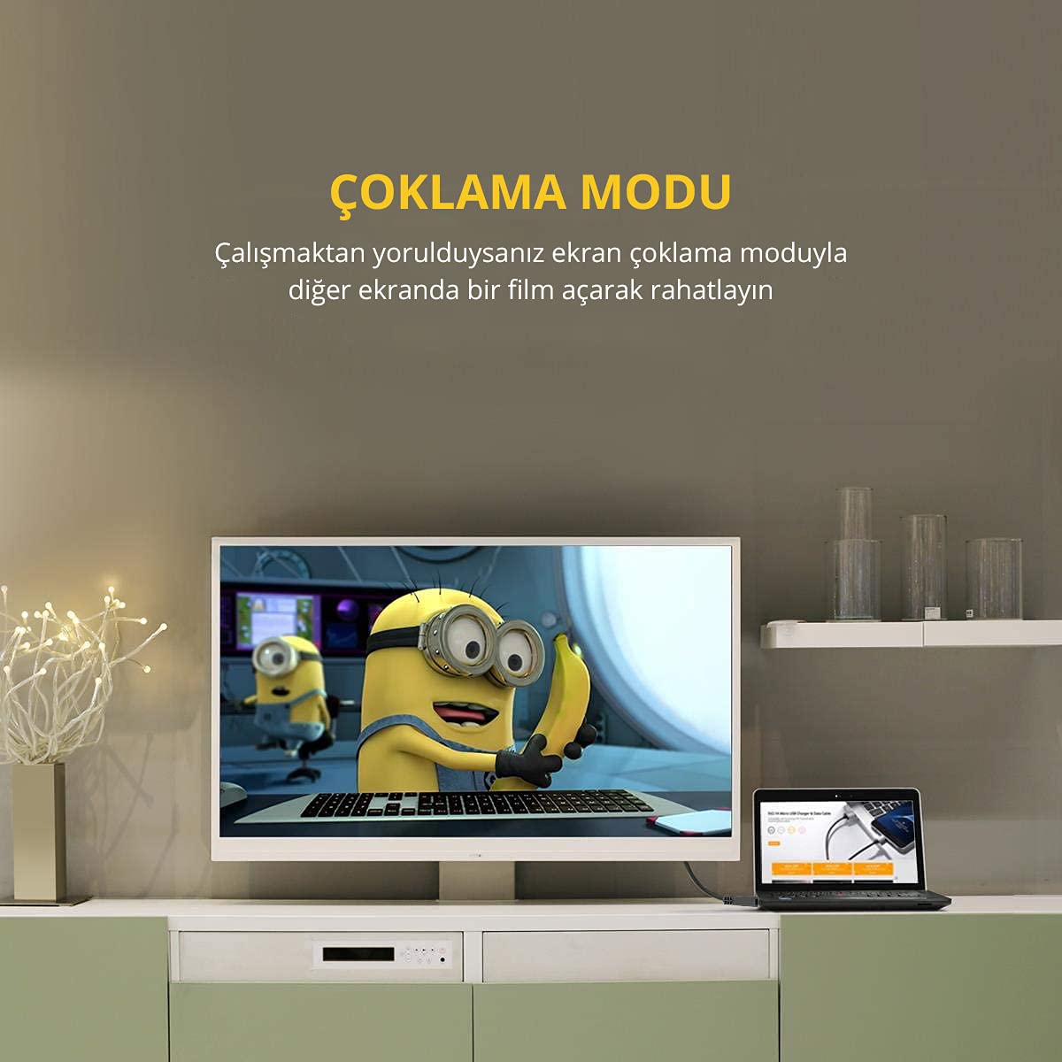 Ugreen HDMI 2.0 4K Ses ve Görüntü Kablosu, 3 Metre