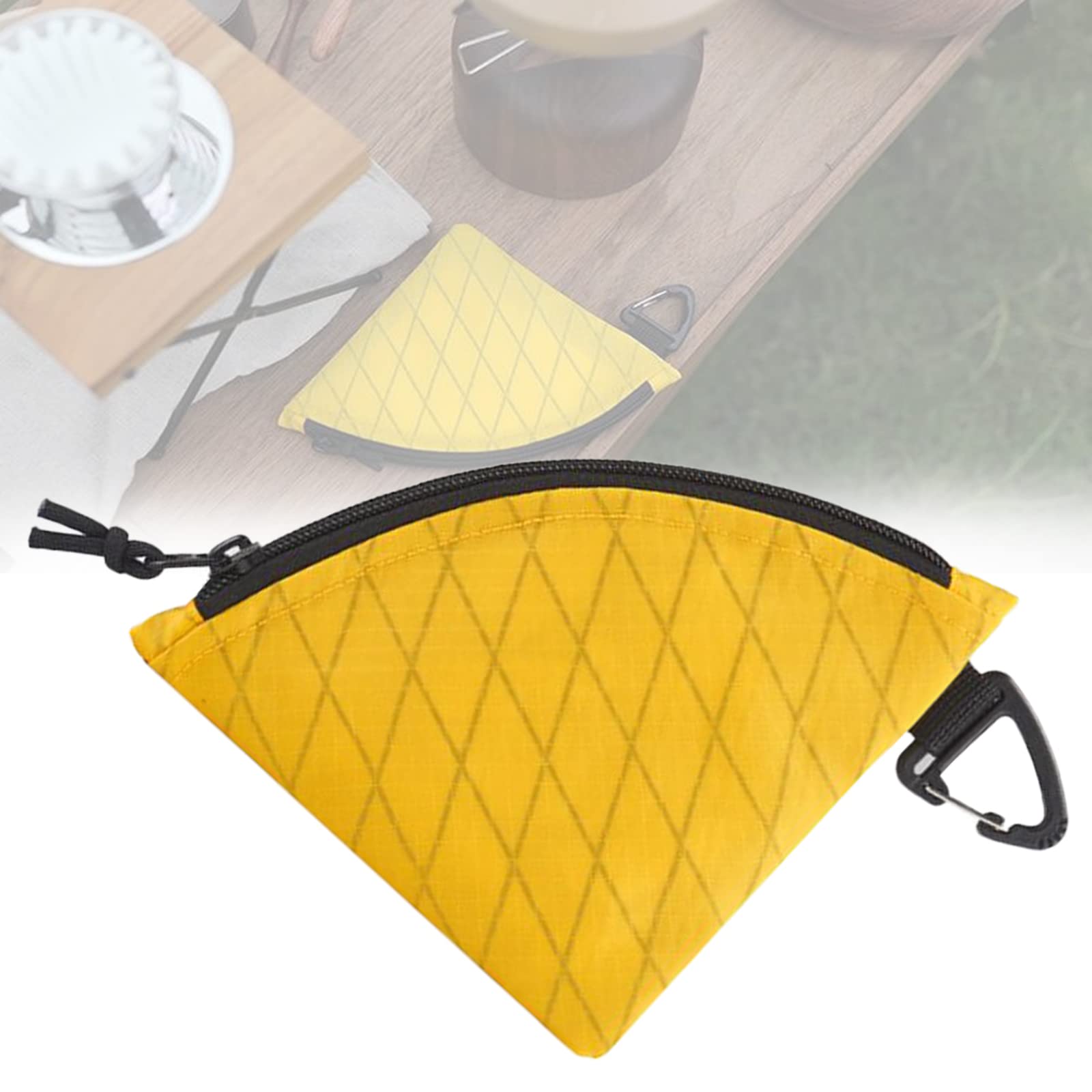 EHWI Winter Camping Coffee Filter Paper Storage Bag - Cone Drip Coffee Holder Hanging Container for Outdoor, Cafe Bar, Home Kitchen, Office