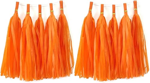 Miniatura 14 de Borlas de papel de seda con borlas de papel, guirnalda, bandera, decoración de mesa, fiesta, borlas, pancartas de boda, cumpleaños, baby shower